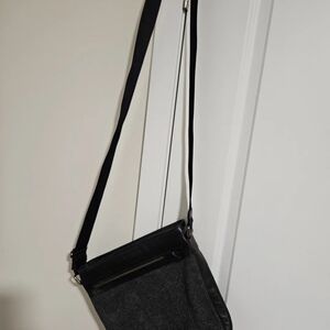 Wool And Leather Black COACH Shoulder Bag